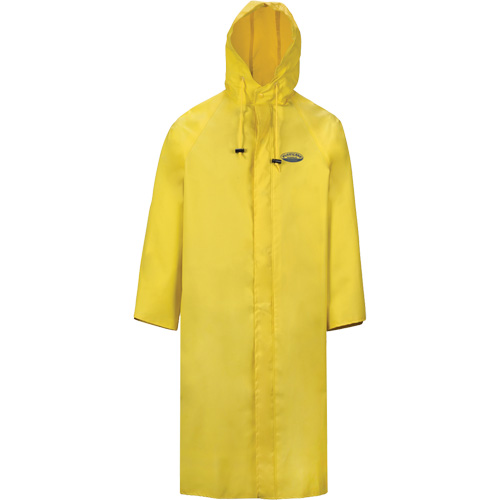 Hurricane Flame Retardant/Oil Resistant Rain Suits - 48" Coat, 5X-Large, Yellow Mukwa Safety Services