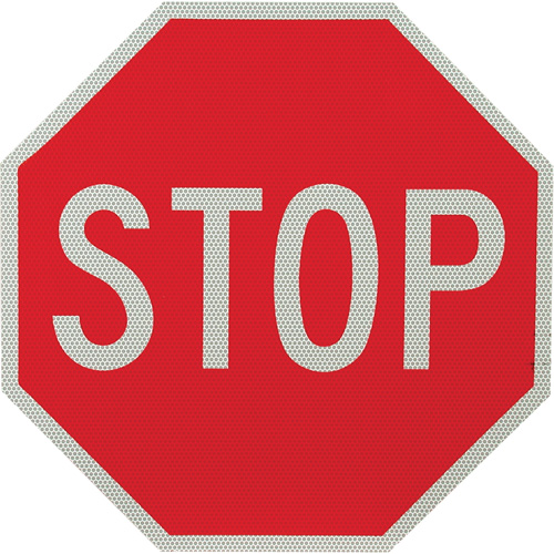 Double-Sided "Stop/Slow" Traffic Control Sign Mukwa Safety Services