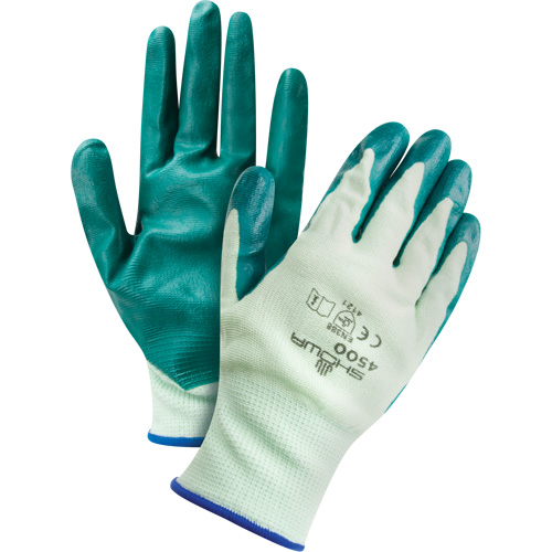 Nitri-Flex Lite&reg; Gloves, 8/Medium, Nitrile Coating, 13 Gauge, Nylon Shell Mukwa Safety Services