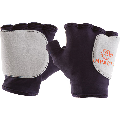 Palm/Side Fingerless Protection Gloves - Left, X-Small, Suede Palm, Slip-On Cuff Mukwa Safety Services