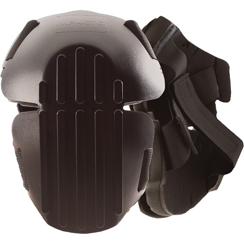 Hard Shell Knee Pads, Hook and Loop Style, Plastic Caps, Foam Pads Mukwa Safety Services