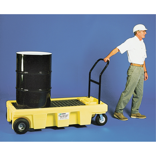 Chariots Poly-Spillcart ATC, 66,5" lo x 29" la x 46,9" h, Cap. de d&eacute;versement 57 gal. US Mukwa Safety Services
