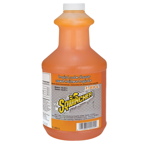 Sqwincher&reg; Rehydration Drink, Concentrate, Tropical Cooler Mukwa Safety Services