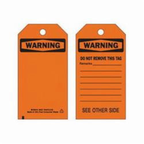 &eacute;tiquettes de s&eacute;curit&eacute; auto-plastifiantes, Polyester, 3" la x 5-3/4" h, Anglais Mukwa Safety Services