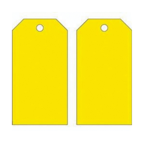 &eacute;tiquettes vierges autoplastifiantes pour la pr&eacute;vention des accidents, M&eacute;tal, 3" la x 5-3/4" h Mukwa Safety Services
