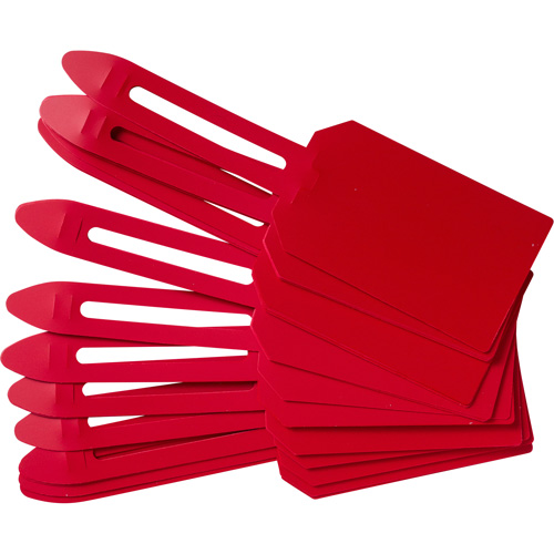 &eacute;tiquettes de cadenassage vierges en plastique, Plastique, 3-1/4" la x 5-4/5" h, Vierge Mukwa Safety Services