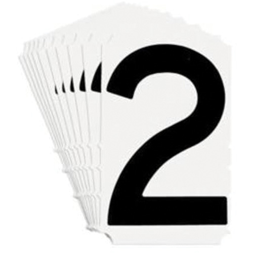 &eacute;tiquettes de lettres et chiffres gothiques individuels Quick-Align, 2, 4" h, Noir Mukwa Safety Services