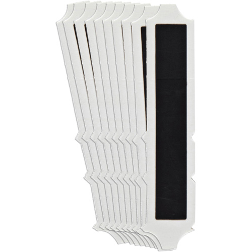 &eacute;tiquettes de lettres et chiffres gothiques individuels Quick-Align, I, 4" h, Noir Mukwa Safety Services