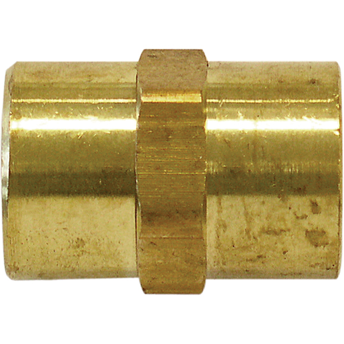 Female Hex Nipple, Brass Mukwa Safety Services