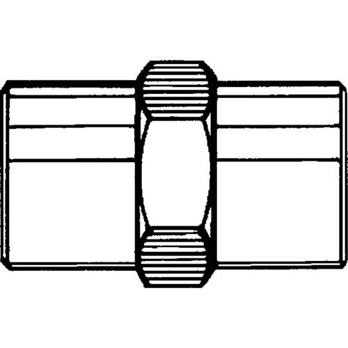 Female Hex Nipple, Brass Mukwa Safety Services