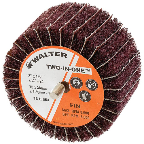 Meule &agrave; lamelles abrasives Two-In-One Mukwa Safety Services