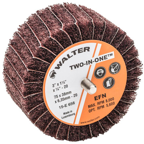 Meule &agrave; lamelles abrasives Two-In-One Mukwa Safety Services