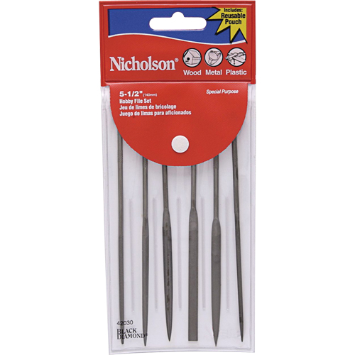 Assorted Miniature Files, 6 Pcs Mukwa Safety Services