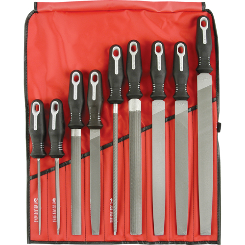 9-Piece Ergonomic File Set, 9 Pcs Mukwa Safety Services
