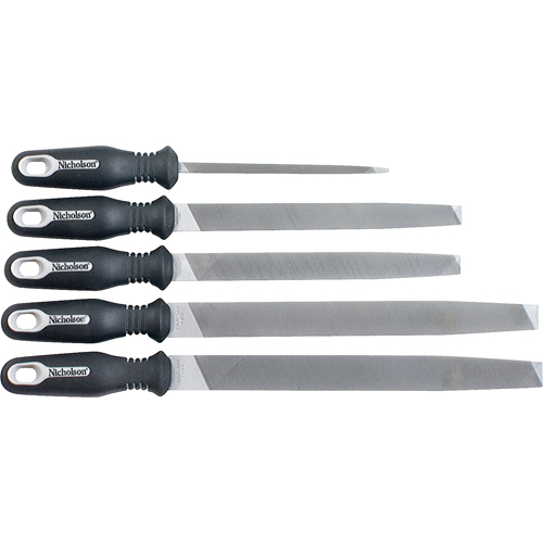 Jeux de 5 limes ergonomiques, 5 pi&egrave;ces Mukwa Safety Services