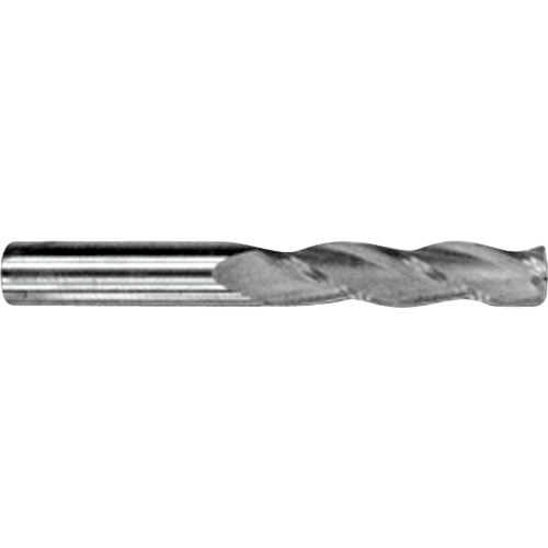 Long Series End Mill, 1/8" Dia., 4 Flutes, Carbide Mukwa Safety Services