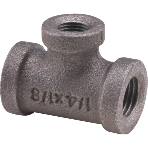 Tee, Reducing, Galvanized, 1" x 1/2" x 3/4" Mukwa Safety Services