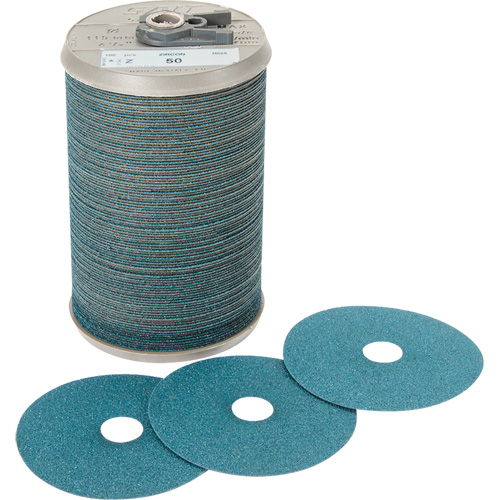 Blue Line Aggressive Grinding Fibre Disc, Zirconium, 24, 9-1/8" Dia x 7/8" Arbor Mukwa Safety Services