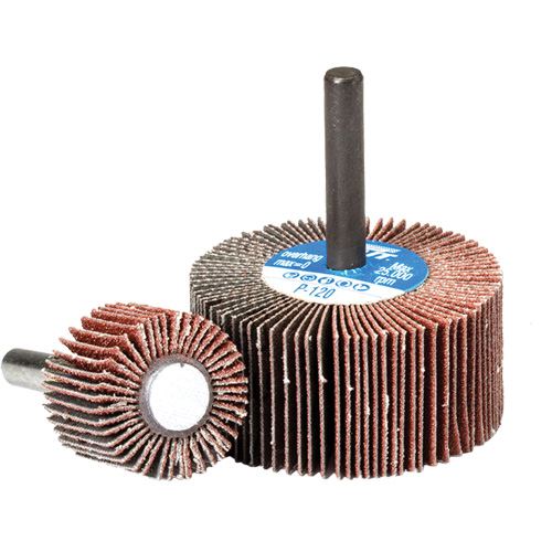 Flap Wheel, Aluminum Oxide, 180 Grit, 3" x 1" x 1/4" Mukwa Safety Services