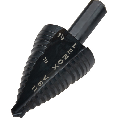 Foret &eacute;tag&eacute; no 11, 7/8" - 1-1/8", Incr&eacute;ments de 1/4", Acier rapide Mukwa Safety Services