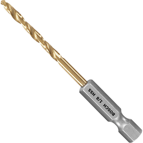 Impact Tough Drill Bit, High Speed Steel, 1-3/4" Flute, 135° Point Mukwa Safety Services