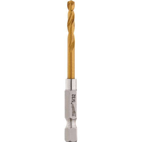 Shockwave Drill Bit, Titanium, 1-1/64" Flute, 135° Point Mukwa Safety Services