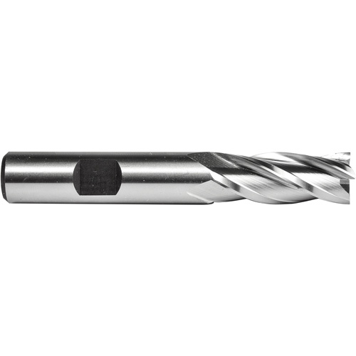 C615 End Mill, 3/8" Dia., 4 Flutes, High Speed Steel Mukwa Safety Services