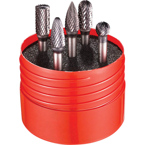Jeu de fraises &agrave; taille double, 5 morceaux Mukwa Safety Services