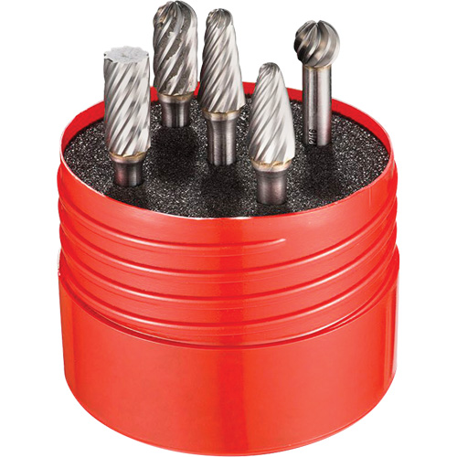 VA Cut Rotary Burr Set, 5 Pieces Mukwa Safety Services