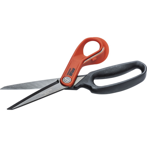 Heavy-Duty Titanium Coated Tradesman Shears, 10", Rings Handle Mukwa Safety Services