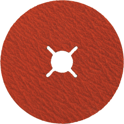 Disque en fibre Cerabond X, C&eacute;ramique, 24, 4-1/2" Dia x 7/8" Arbre Mukwa Safety Services