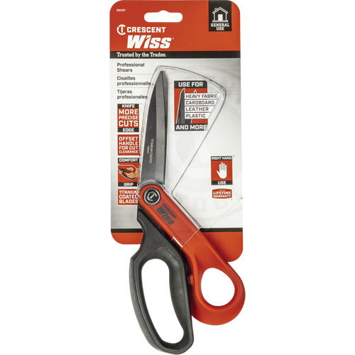 Tradesman Shears, 10", Rings Handle Mukwa Safety Services