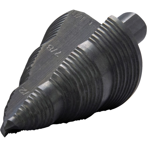 #9 Multi-Hole Step Bit, 3/16" - 1-1/8" , High Speed Steel Mukwa Safety Services