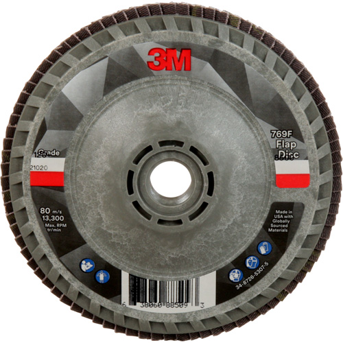 Disque &agrave; lamelles &agrave; changement rapide 769F, 4-1/2" x 5/8"-11, Type 27, Grain 120+, C&eacute;ramique Mukwa Safety Services