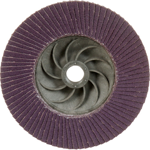 Disque &agrave; lamelles &agrave; changement rapide 769F, 4-1/2" x 5/8"-11, Type 27, Grain 120+, C&eacute;ramique Mukwa Safety Services