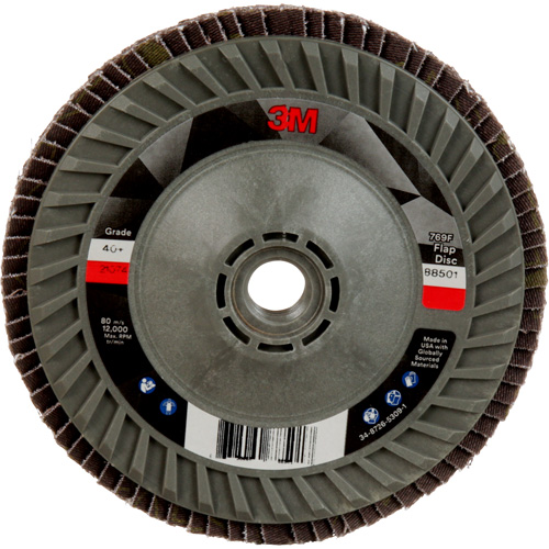 Disque &agrave; lamelles &agrave; changement rapide 769F, 5" x 5/8"-11, Type 29, Grain 40+, C&eacute;ramique Mukwa Safety Services