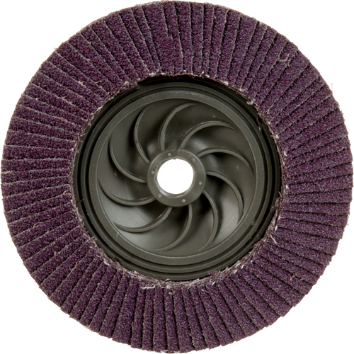 Disque &agrave; lamelles &agrave; changement rapide 769F, 5" x 5/8"-11, Type 29, Grain 40+, C&eacute;ramique Mukwa Safety Services