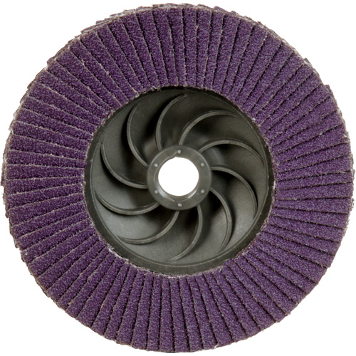 Disque &agrave; lamelles &agrave; changement rapide 769F, 4-1/2" x 5/8"-11, Type 27, Grain 60+, C&eacute;ramique Mukwa Safety Services