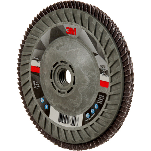769F Quick Change Flap Disc, 5" x 5/8"-11, Type 29, 80+ Grit, Ceramic Mukwa Safety Services