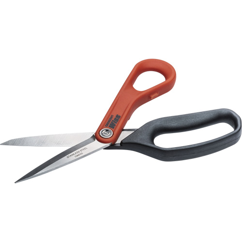 Cisaille tout usage en acier inoxydable pour ouvrier professionnel, 8-1/2", Poign&eacute;e Anneaux Mukwa Safety Services