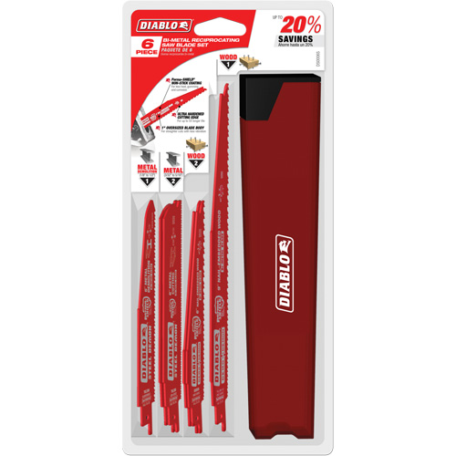 Nail-Embedded Wood & Metal Cutting/Demo Reciprocating Saw Blade Set Mukwa Safety Services