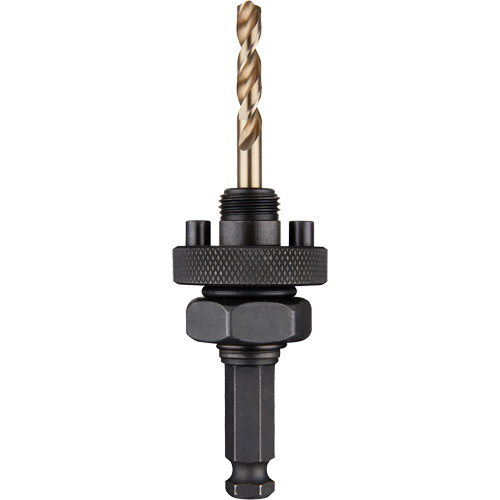 Scie-cloche grand filet avec tr&eacute;pan pilote au cobalt Hole Dozer, 1-1/4" et plus, 1/4" Tige Mukwa Safety Services