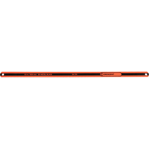 Lames de rechange pour scie &agrave; m&eacute;taux, Bim&eacute;tal, 12" lo, 24 dents par pouce Mukwa Safety Services