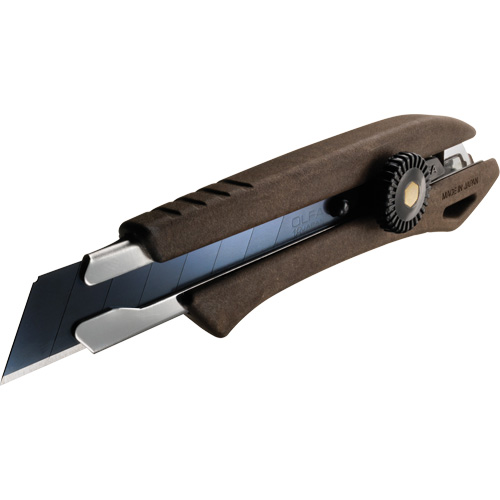 Ratchet Lock Knife, 18 mm, Wood Handle Mukwa Safety Services