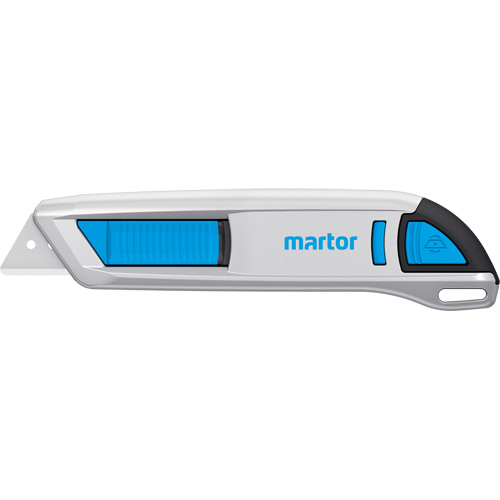 Secunorm 500 Retractable Safety Knife with Rounded Tip Blade, 17 mm Mukwa Safety Services