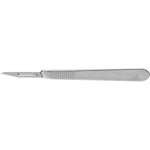 Petit scalpel GRAFIX avec pointe pro&eacute;minente, Lame M&eacute;tal Mukwa Safety Services