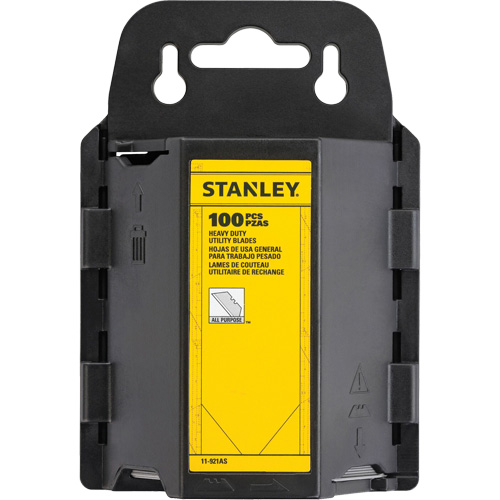 Heavy-Duty Utility Blades with Dispenser, Single Style Mukwa Safety Services