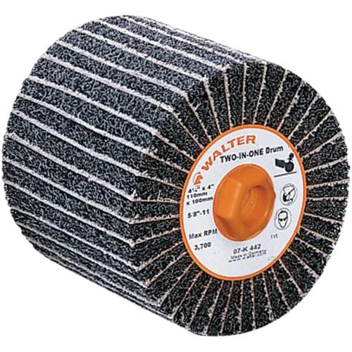 Two-in-One Finishing Drum, 4" W Mukwa Safety Services