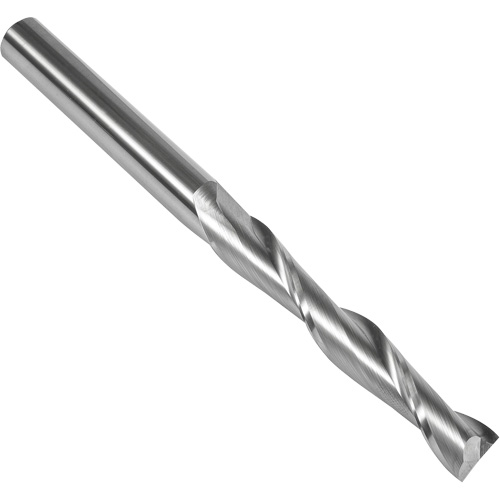 S111 30° Extra Long Square End Mill, 1/2" Dia., 6" L, 2 Flutes, 1/2" Shank, Carbide Mukwa Safety Services