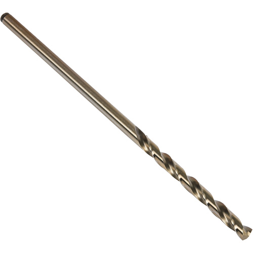 Extra Length Aircraft Extension Drill Bit, #3, High Speed Cobalt, 2-1/2" Flute, 135° Point Mukwa Safety Services